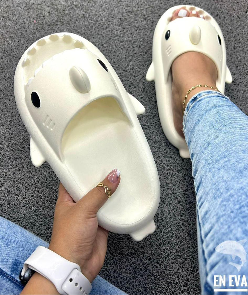 Pantuflas Sharkys Dama Cómodas De Moda