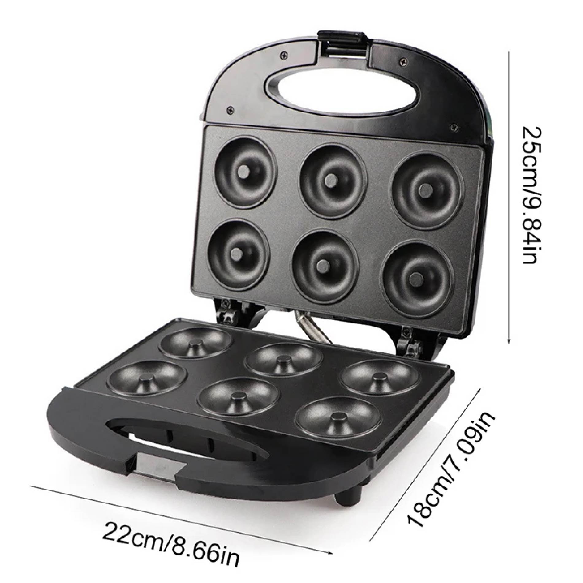 Máquina De Mini Donas X6 Antiadherente