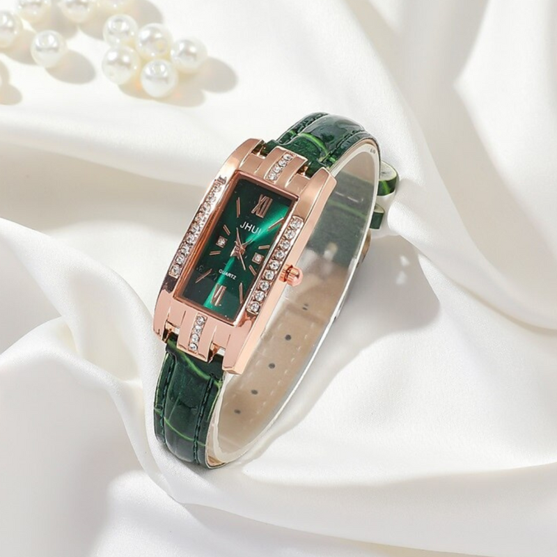Reloj verde de moda