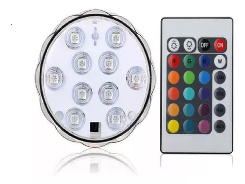 Luz Led Rgb Sumergible