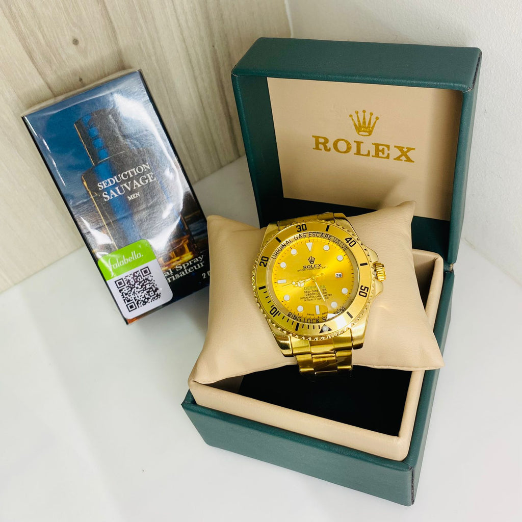 RELOJ ROLEX + PERFUME
