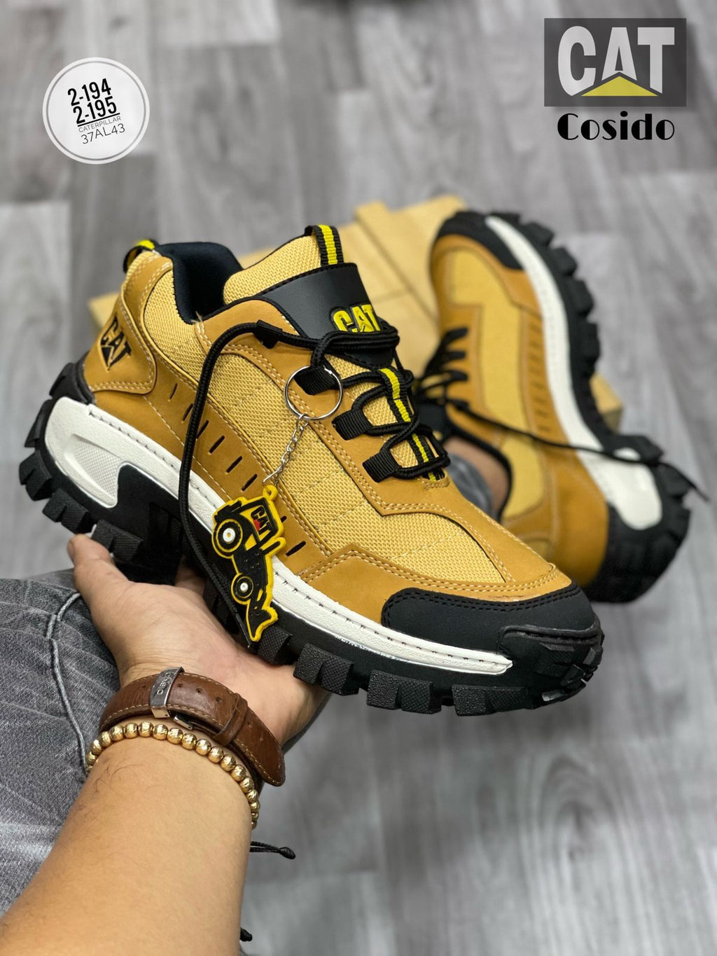 Zapatos Caterpillar Cosido Caballero
