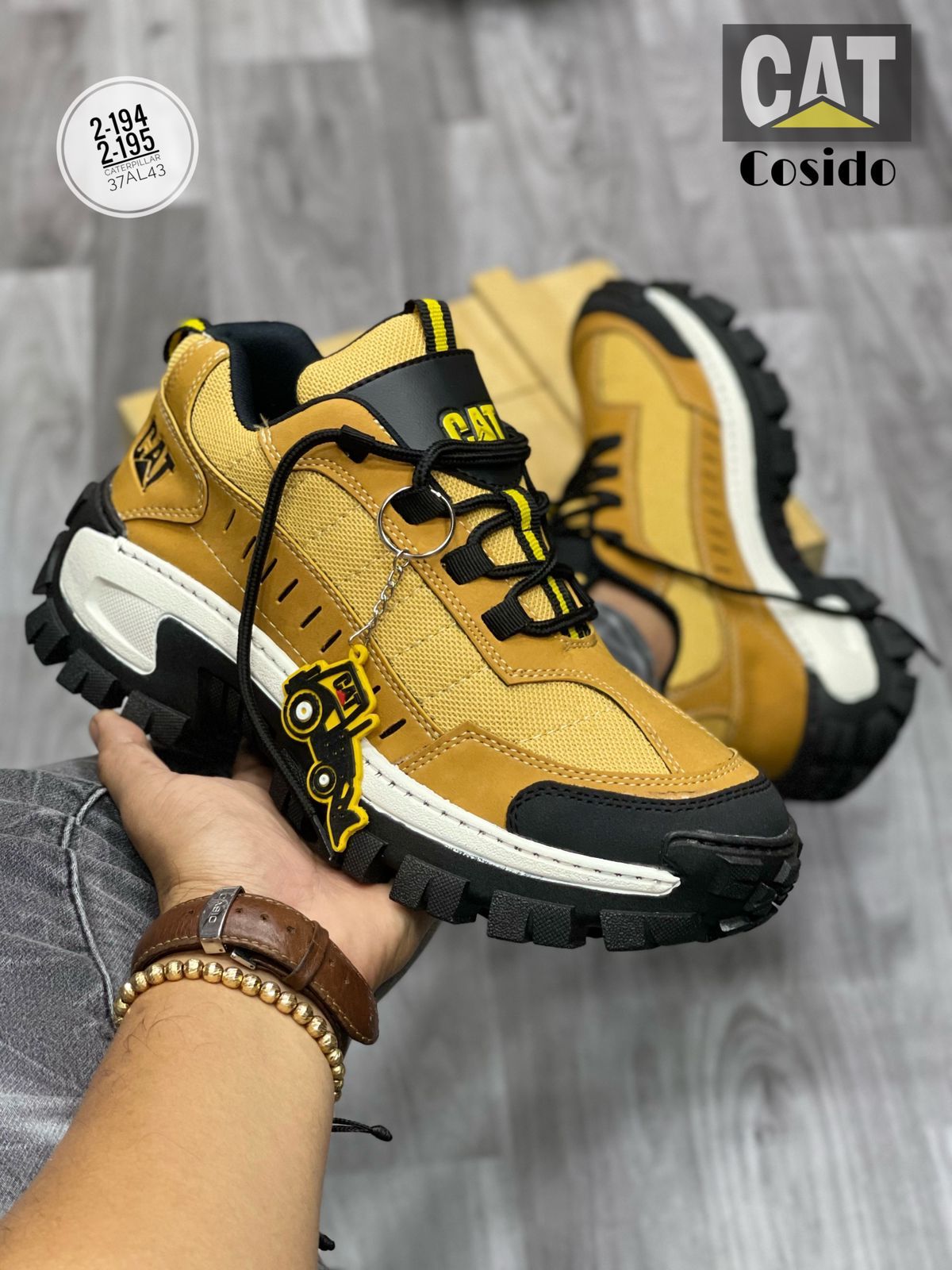 Zapatos Caterpillar Cosido Caballero