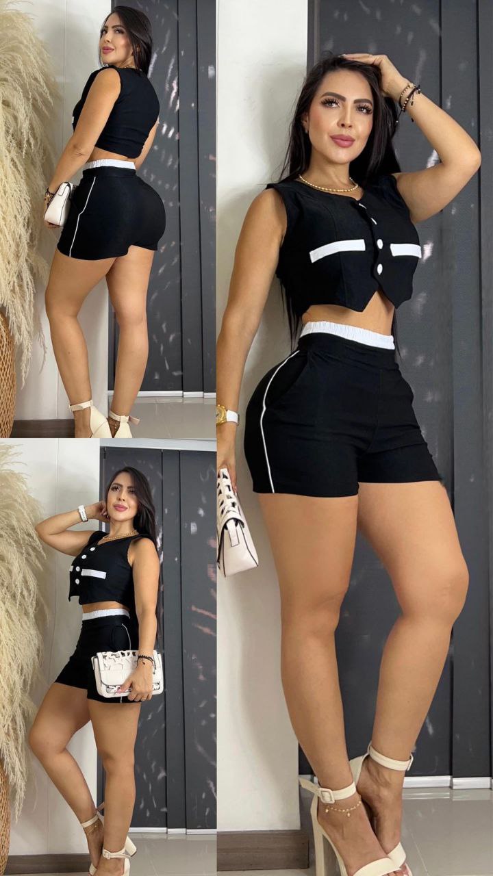 Conjunto 2 Prendas Short y Chaleco.