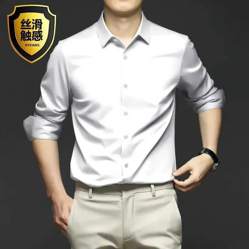 Camisa de seda premium