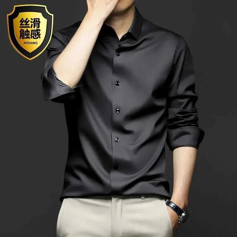 Camisa de seda premium