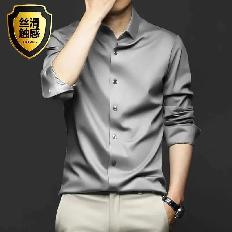 Camisa de seda premium