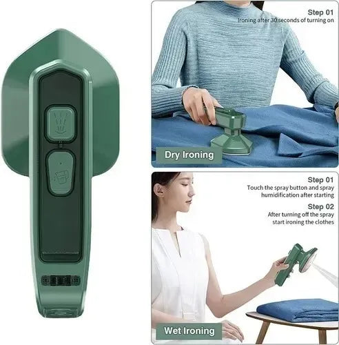 Mini Plancha Portatil AVapor Color Verde