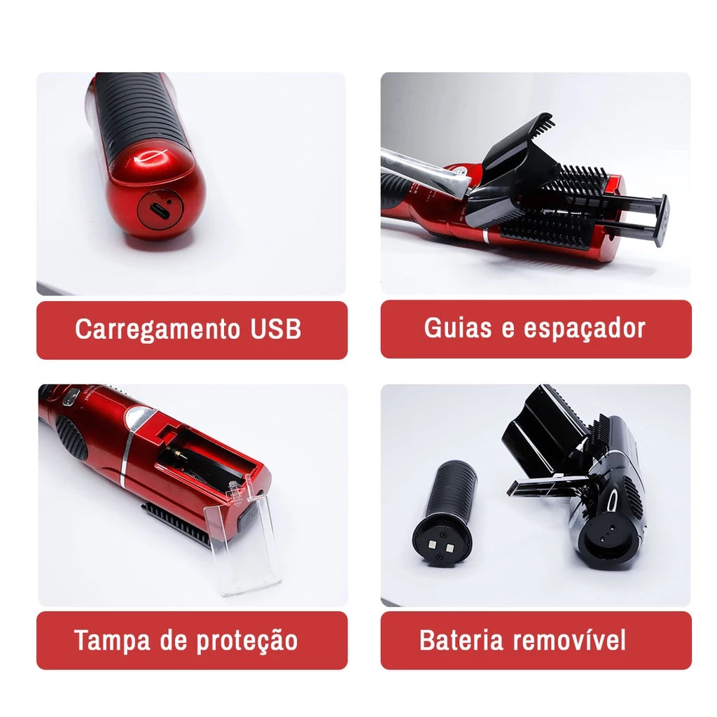 Maquina Quita Horquilla Recargable