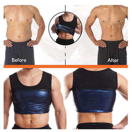 Faja Reductora Masculina con Efecto Sauna
