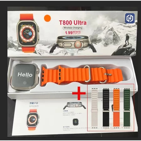 RELOJ SMARTWATH T800 ULTRA 2 CORREAS