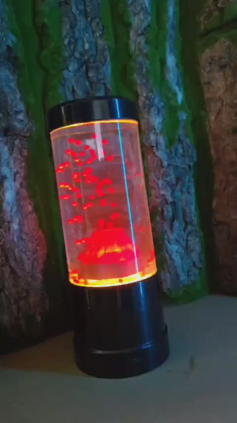 Lampara Volcán Con Lava Decorativa Led M