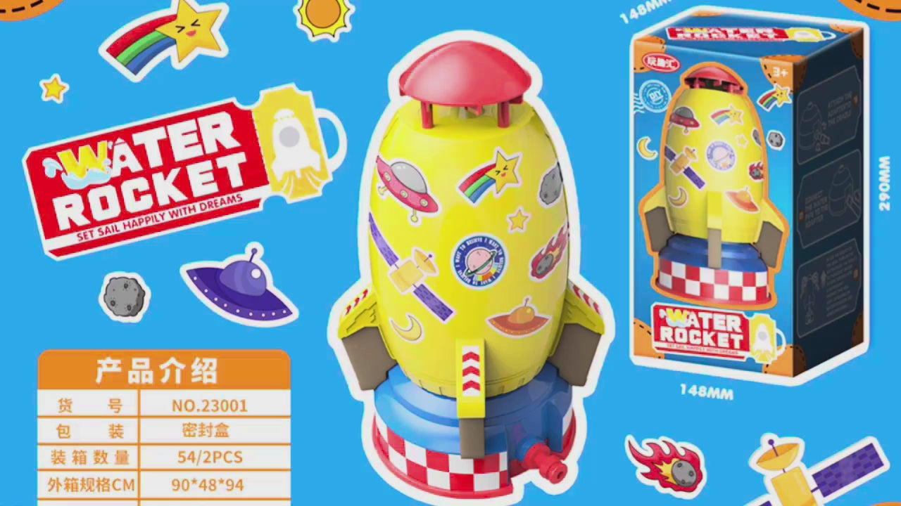 Cohete Aspersor De Agua Regalo